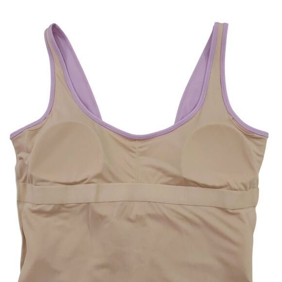 Old Navy Swimsuit Womens XL Lilac Padded Tropical Print Outdoor Pool Beach - Picture 8 of 12